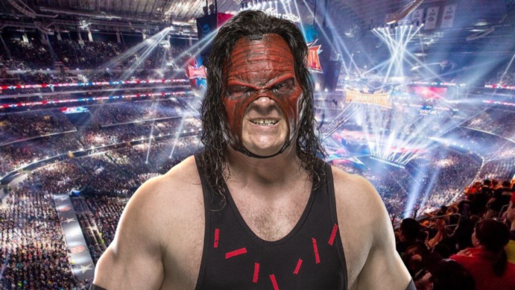 A picture of Glenn Jacobs as Kane from WWE