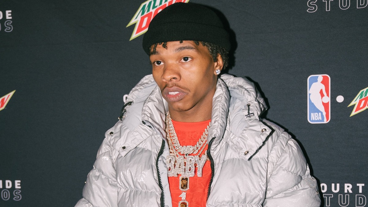 Lil Baby in courtside studios stage